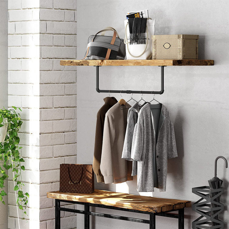 Pipe discount coat rack